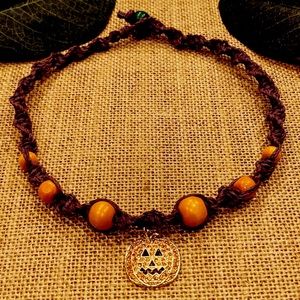 Halloween hemp necklace